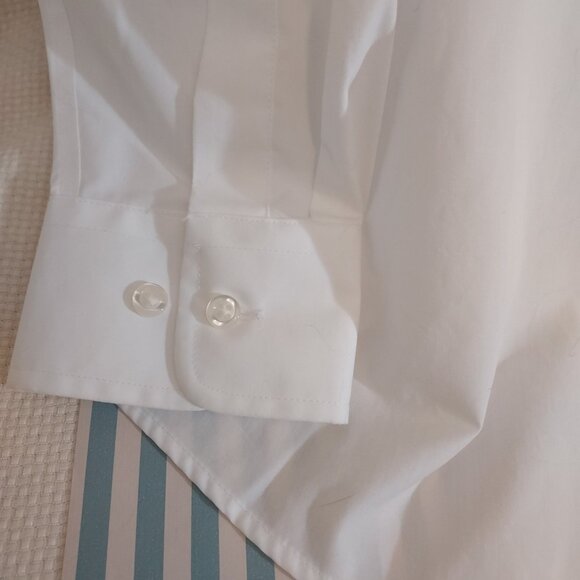 CRISP WHITE TUNIC SHIRT - Picture 5 of 6